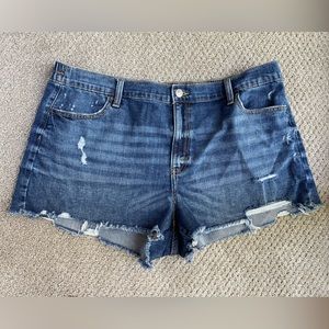 Aerie Distressed Denim Shorts